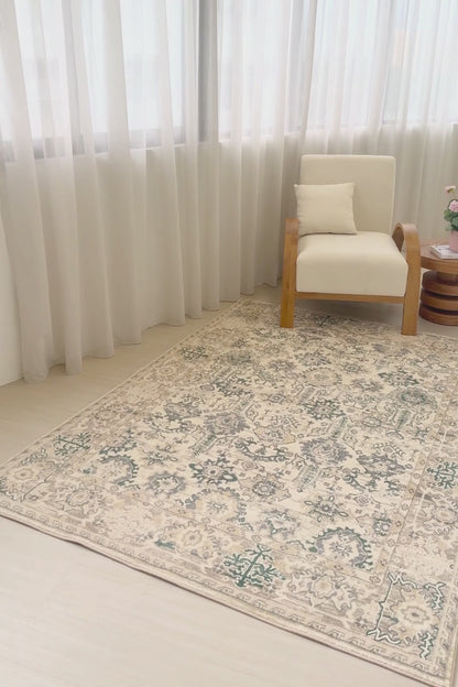 Sage Shiraz Carpet | Polyfibre Cashmere