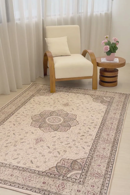 Ivory Palace Carpet | Polyfibre Cashmere