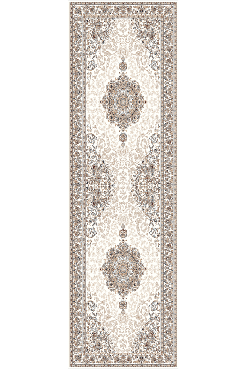 Royal Ivory Runner | Polyfibre Cashmere - The Carpetier™