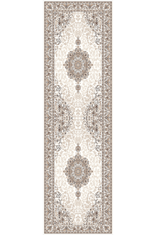 Royal Ivory Runner | Polyfibre Cashmere - The Carpetier™