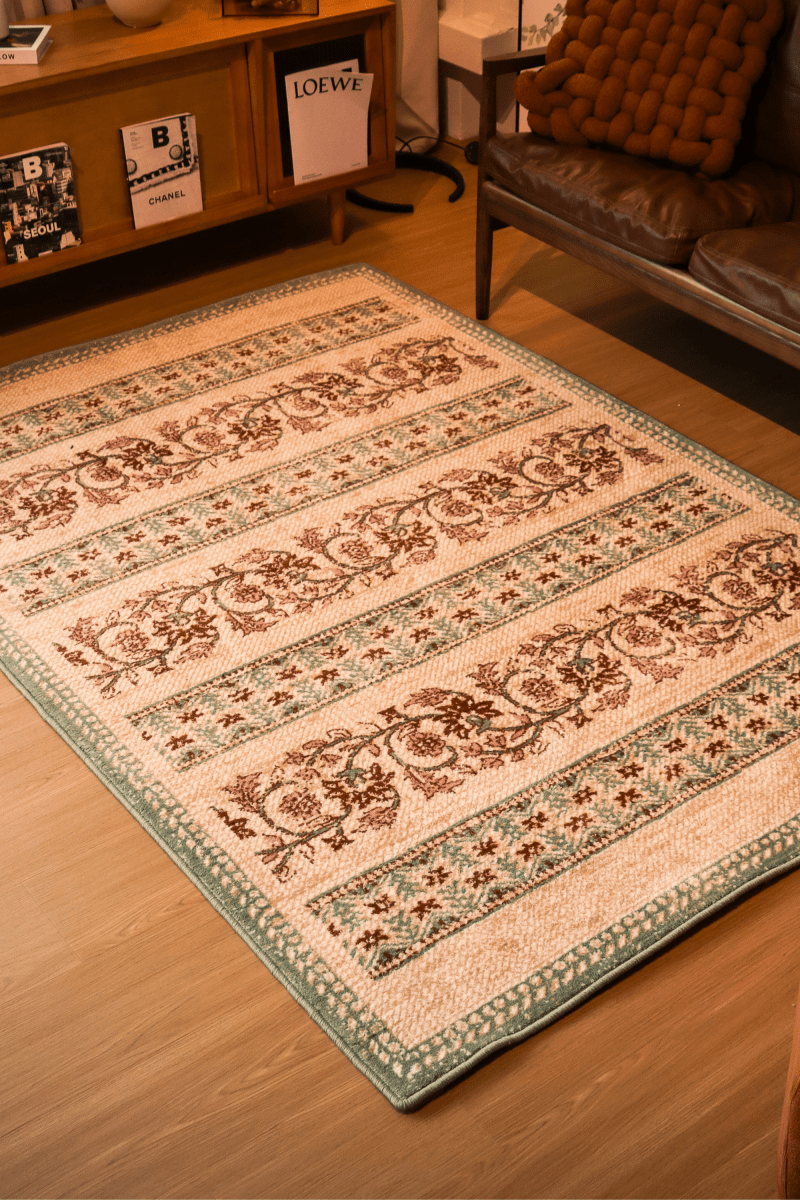Rustic Florals Carpet | Wilton Dyed Series - The Carpetier™