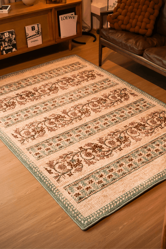 Rustic Florals Carpet | Wilton Dyed Series - The Carpetier™