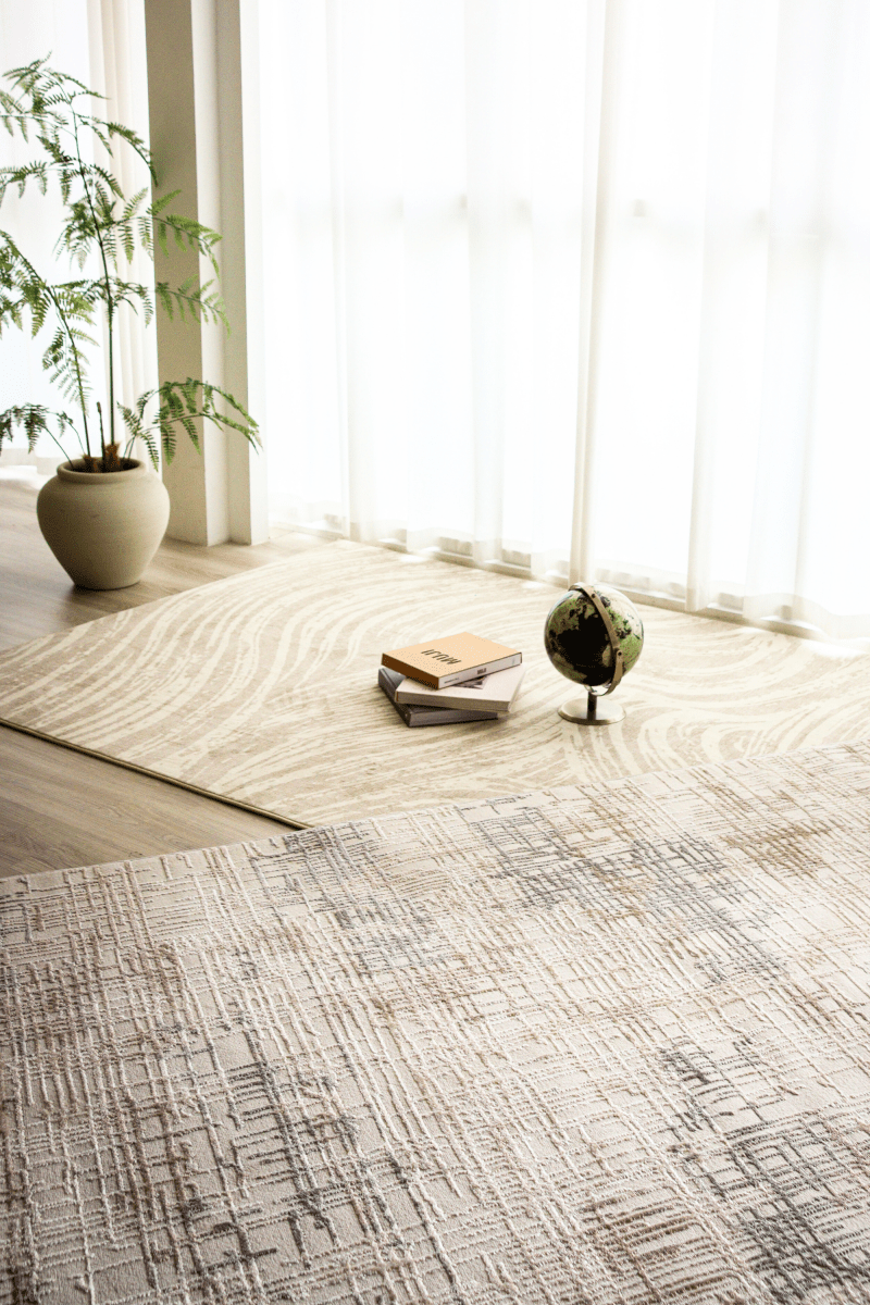 Rustic Grids Luxury Carpet | Carlton Modern Series - The Carpetier™