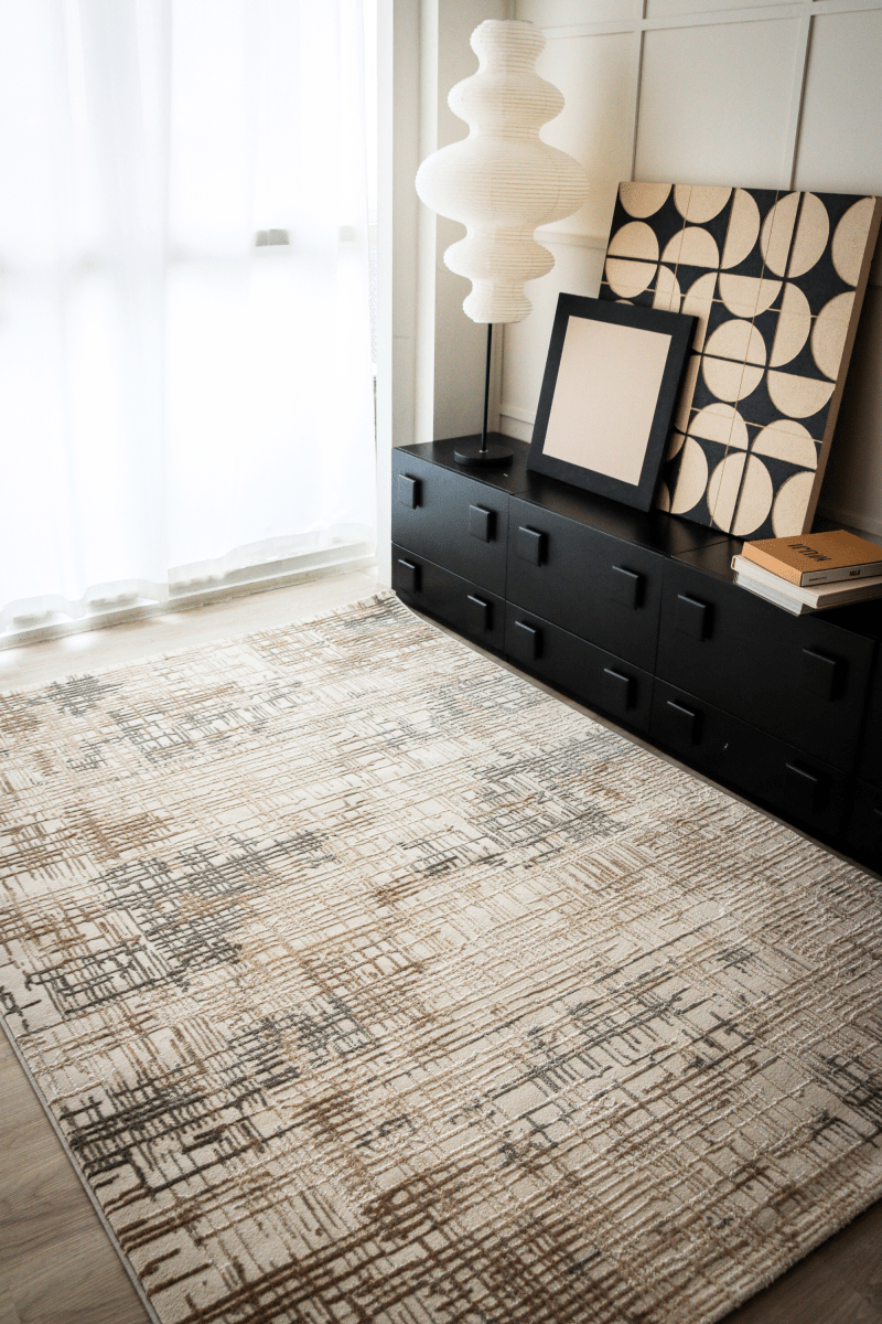 Rustic Grids Luxury Carpet | Carlton Modern Series - The Carpetier™