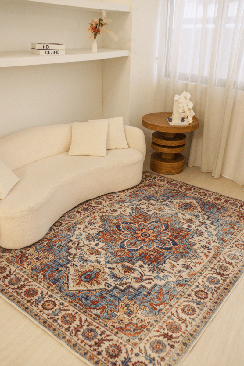 Rustic Jewel Carpet | Polyfibre Cashmere - The Carpetier™