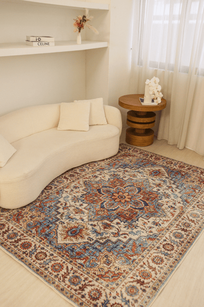 Rustic Jewel Carpet | Polyfibre Cashmere - The Carpetier™