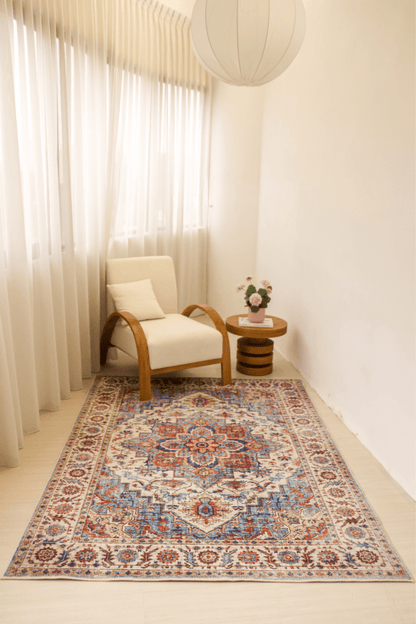 Rustic Jewel Carpet | Polyfibre Cashmere - The Carpetier™