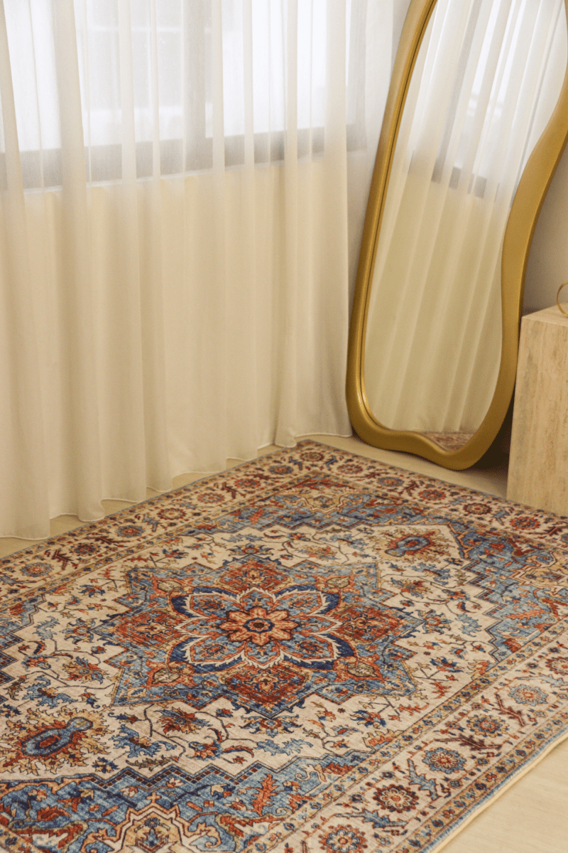 Rustic Jewel Carpet | Polyfibre Cashmere - The Carpetier™