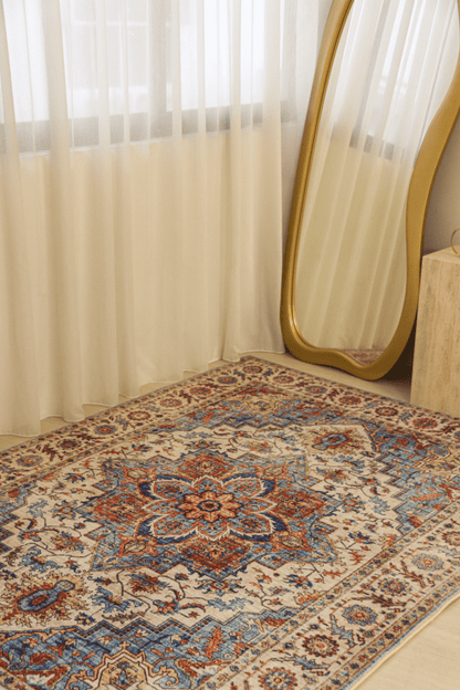 Rustic Jewel Carpet | Polyfibre Cashmere - The Carpetier™