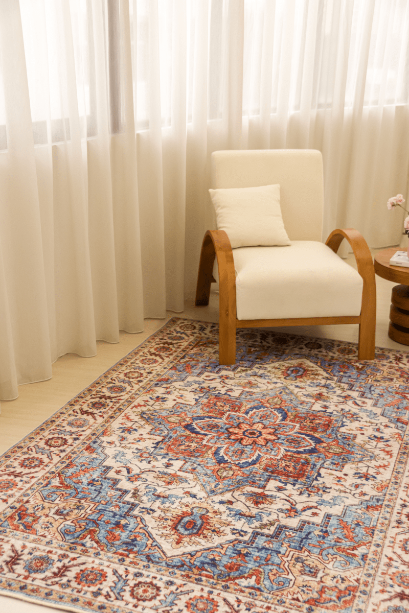 Rustic Jewel Carpet | Polyfibre Cashmere - The Carpetier™