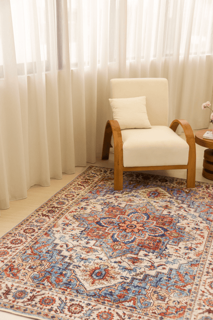 Rustic Jewel Carpet | Polyfibre Cashmere - The Carpetier™