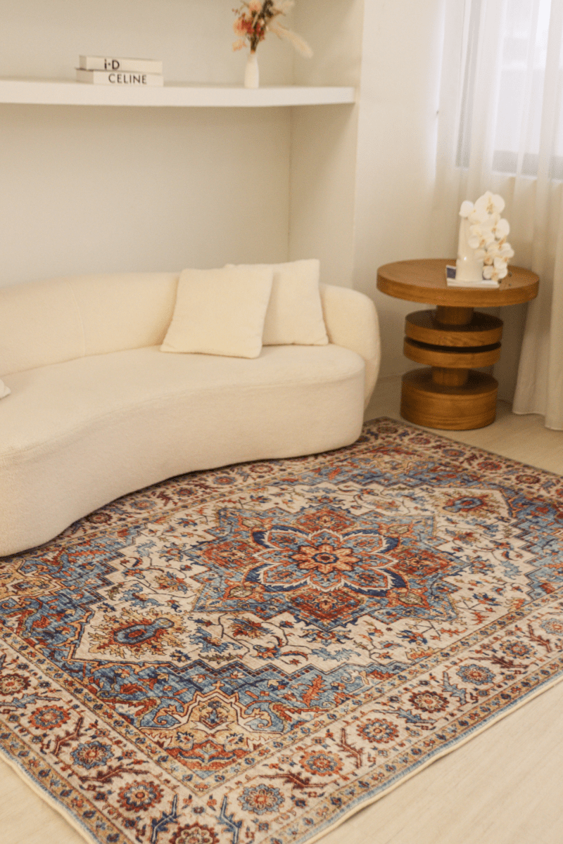 Rustic Jewel Carpet | Polyfibre Cashmere - The Carpetier™