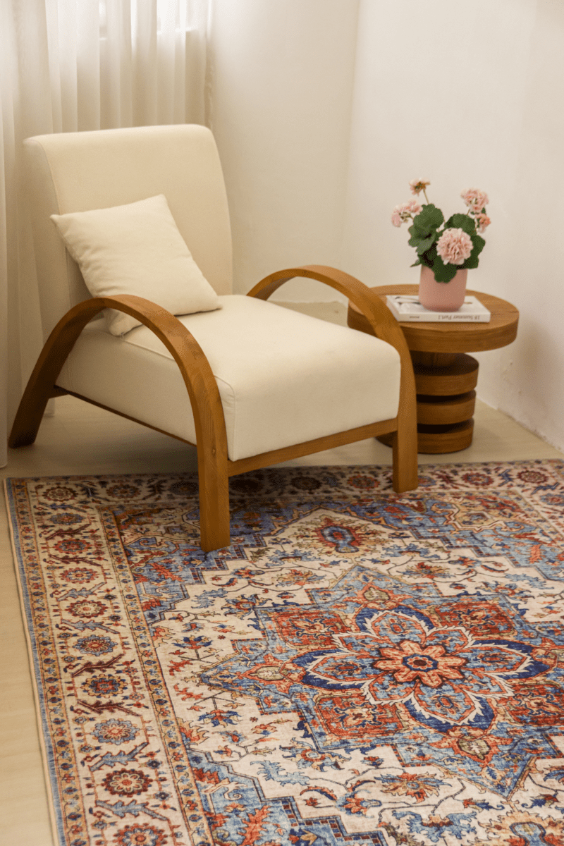 Rustic Jewel Carpet | Polyfibre Cashmere - The Carpetier™