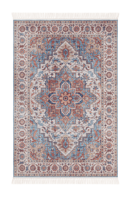 Rustic Jewel Prayer Mat | Polyfibre Cashmere - The Carpetier™