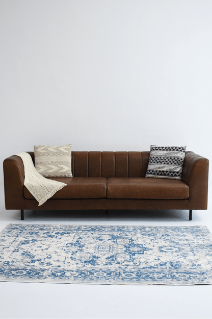 Rustic Sapphire Carpet | Persian | Polyfibre Cashmere Series - The Carpetier™