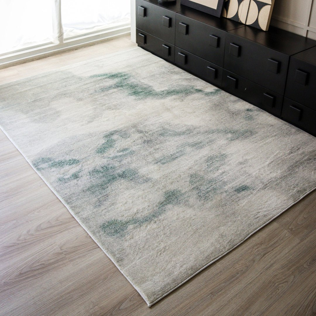 Sage Green Mist Carpet | Modern | Polyfibre Cashmere Series - The Carpetier™