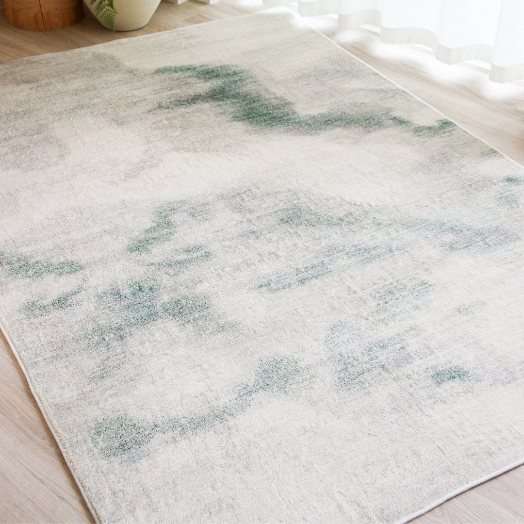 Sage Green Mist Carpet | Modern | Polyfibre Cashmere Series - The Carpetier™