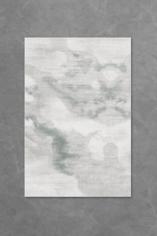 Sage Green Mist Floor Mat | Polyfibre Cashmere - The Carpetier™