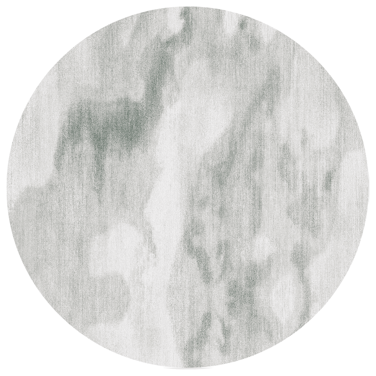 Sage Green Mist Round Carpet | Polyfibre Cashmere - The Carpetier™