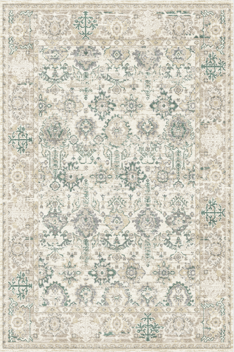 Sage Shiraz Carpet | Polyfibre Cashmere - The Carpetier™