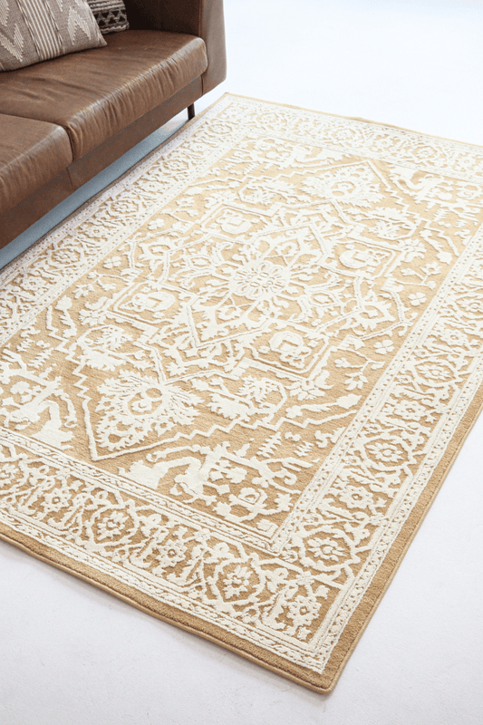 Sand Imperial Carpet | Wilton Dyed Series - The Carpetier™