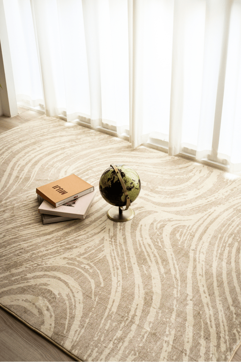Sand Waves Carpet | Scandinavian | Polyfibre Cashmere Series - The Carpetier™