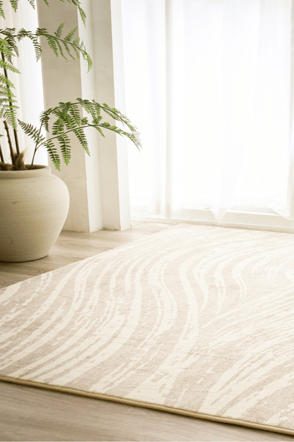 Sand Waves Carpet | Scandinavian | Polyfibre Cashmere Series - The Carpetier™