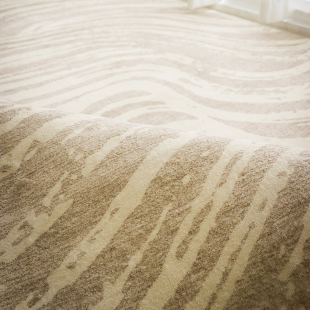 Sand Waves Carpet | Scandinavian | Polyfibre Cashmere Series - The Carpetier™