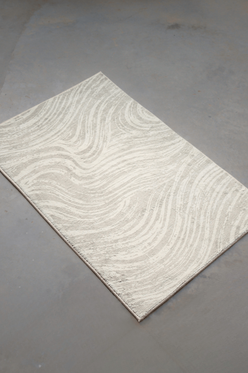 Sand Waves Floor Mat | Polyfibre Cashmere - The Carpetier™