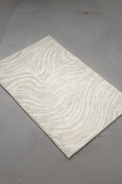 Sand Waves Floor Mat | Polyfibre Cashmere - The Carpetier™