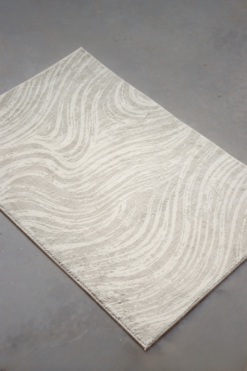 Sand Waves Floor Mat | Polyfibre Cashmere - The Carpetier™
