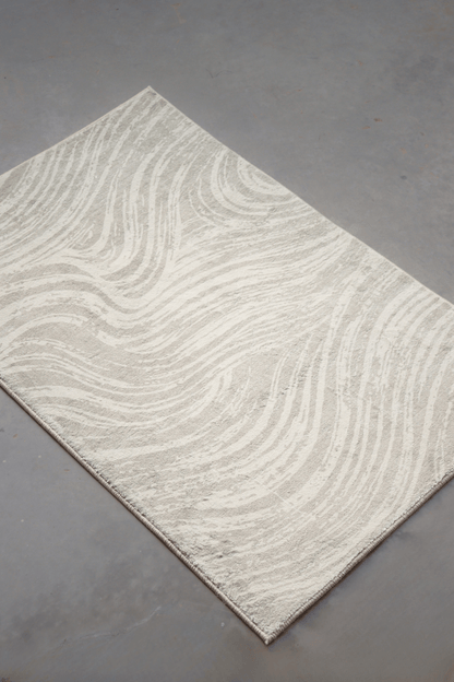 Sand Waves Floor Mat | Polyfibre Cashmere - The Carpetier™
