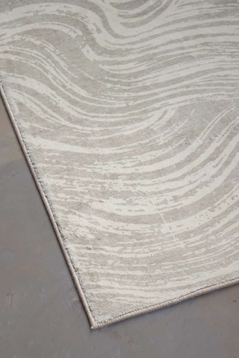 Sand Waves Floor Mat | Polyfibre Cashmere - The Carpetier™