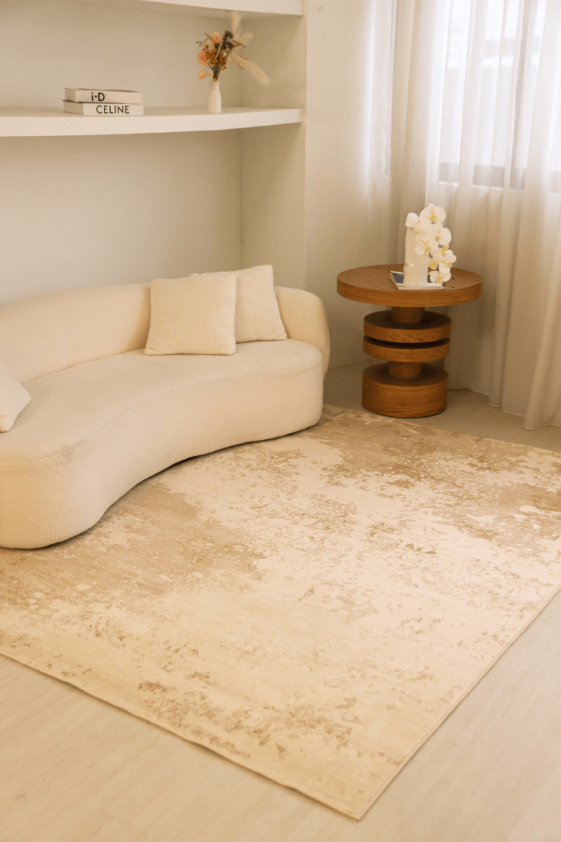 Sandstone Mist Carpet | Polyfibre Cashmere - The Carpetier™