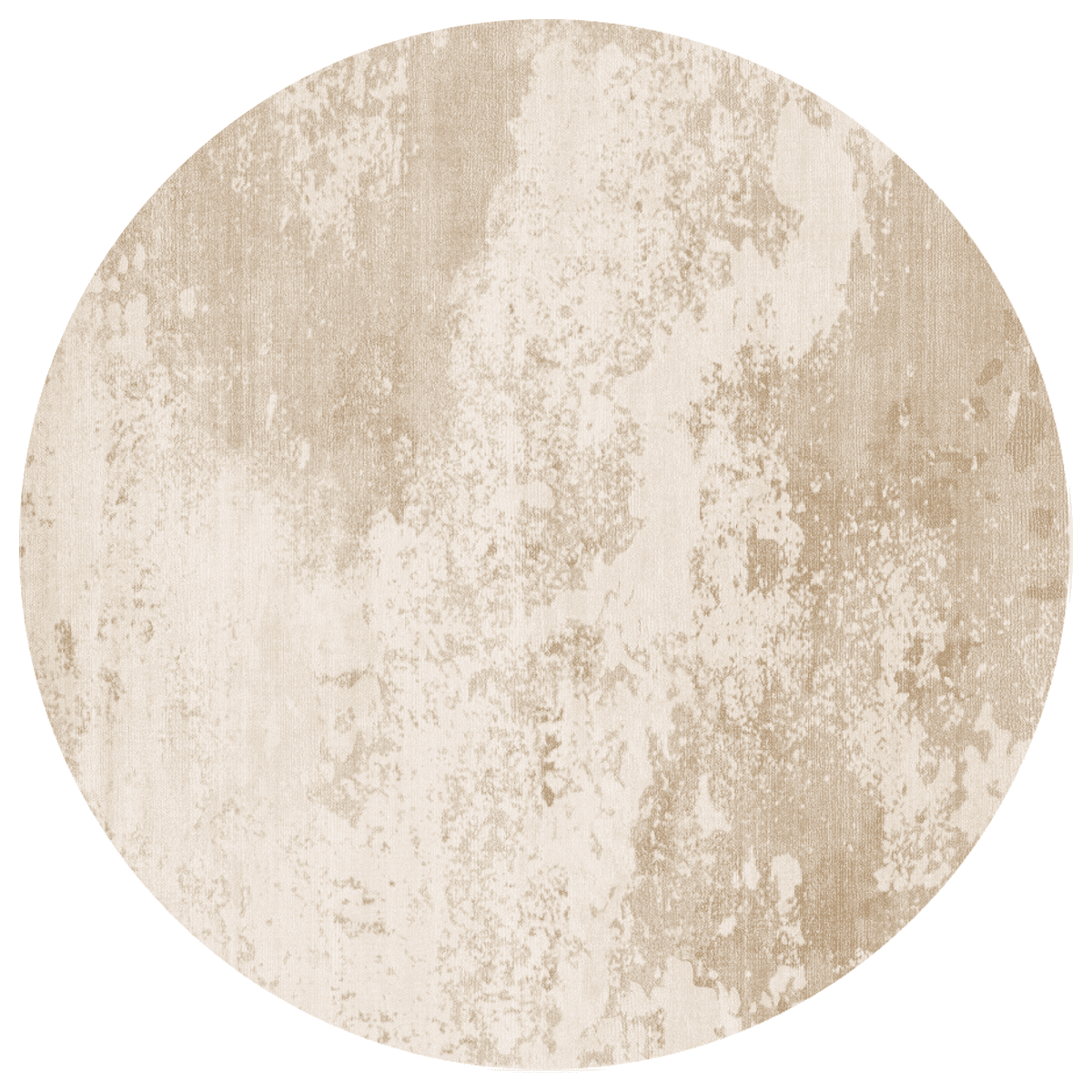 Sandstone Mist Round Carpet | Polyfibre Cashmere - The Carpetier™