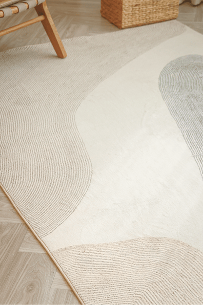 Sandy Grey Shores Carpet | Scandinavian | Polyfibre Cashmere Series - The Carpetier™
