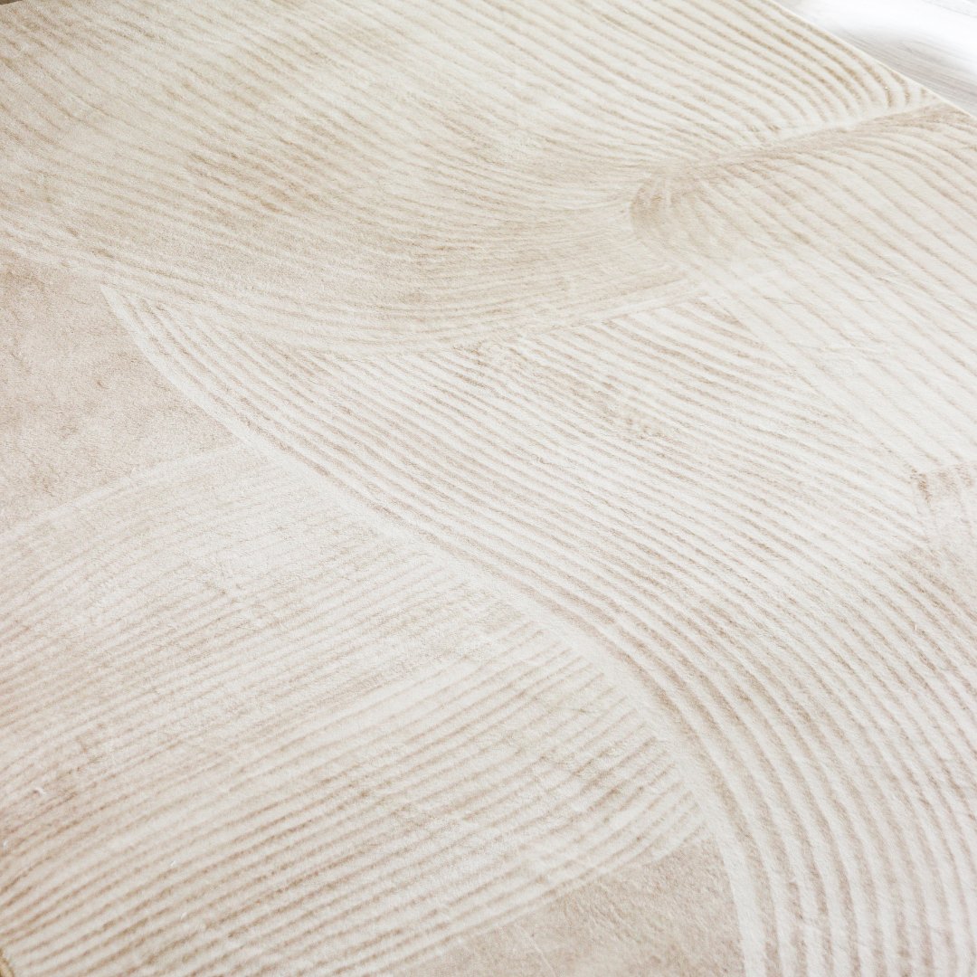 Sculpted Sand Carpet | Scandinavian | Polyfibre Cashmere Series - The Carpetier™