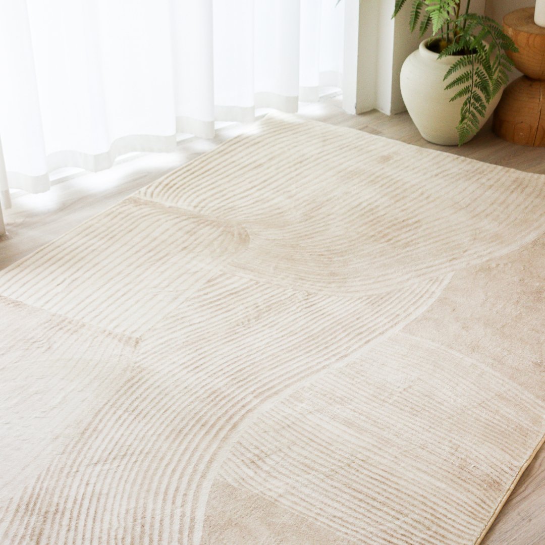 Sculpted Sand Carpet | Scandinavian | Polyfibre Cashmere Series - The Carpetier™