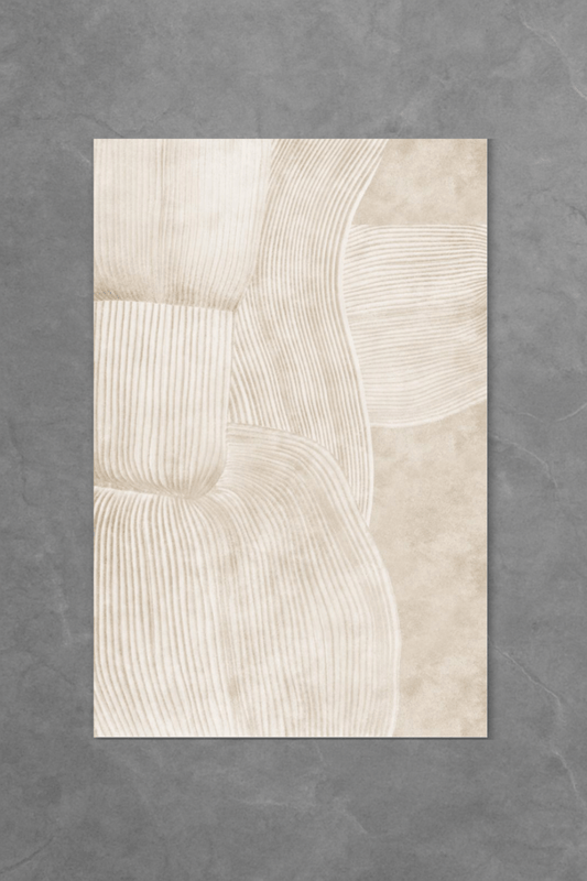Sculpted Sand Floor Mat | Polyfibre Cashmere - The Carpetier™