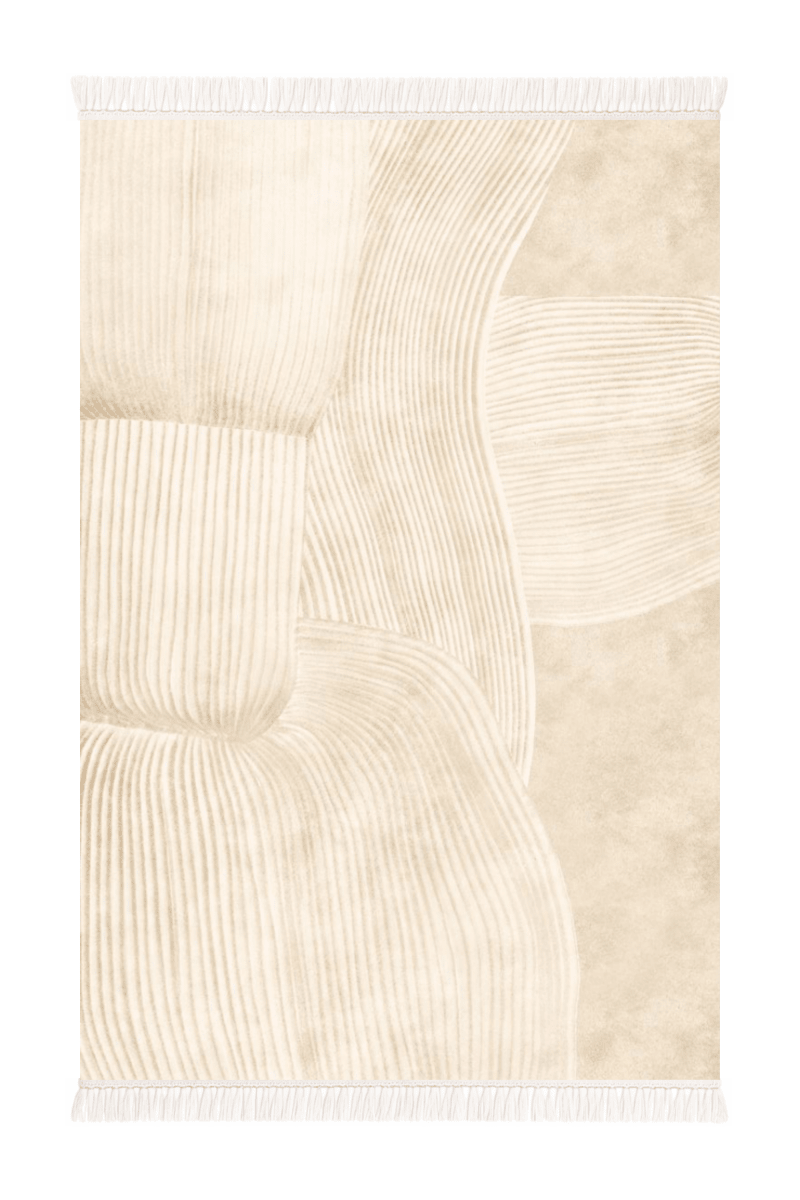 Sculpted Sand Prayer Mat | Polyfibre Cashmere - The Carpetier™