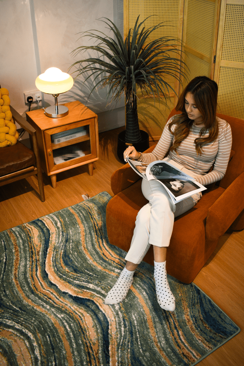 Seaside Drift Carpet | Wilton Dyed Series - The Carpetier™