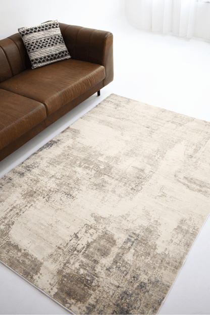 Silver Blue Mist Carpet | Modern | Polyfibre Cashmere Series - The Carpetier™