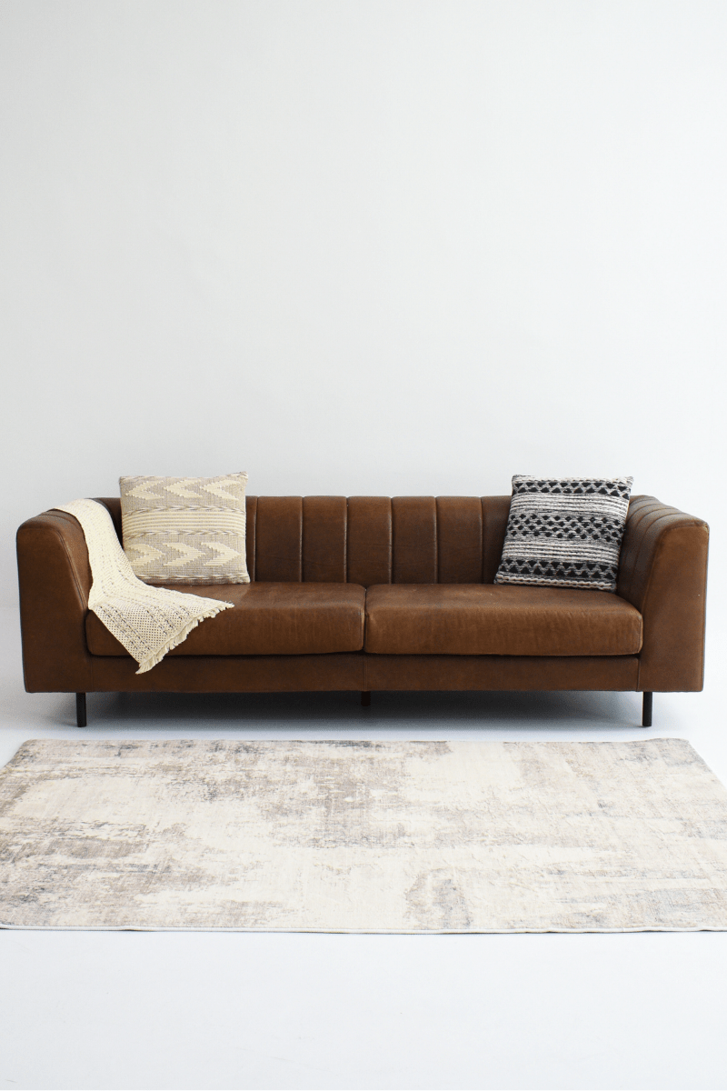 Silver Blue Mist Carpet | Modern | Polyfibre Cashmere Series - The Carpetier™