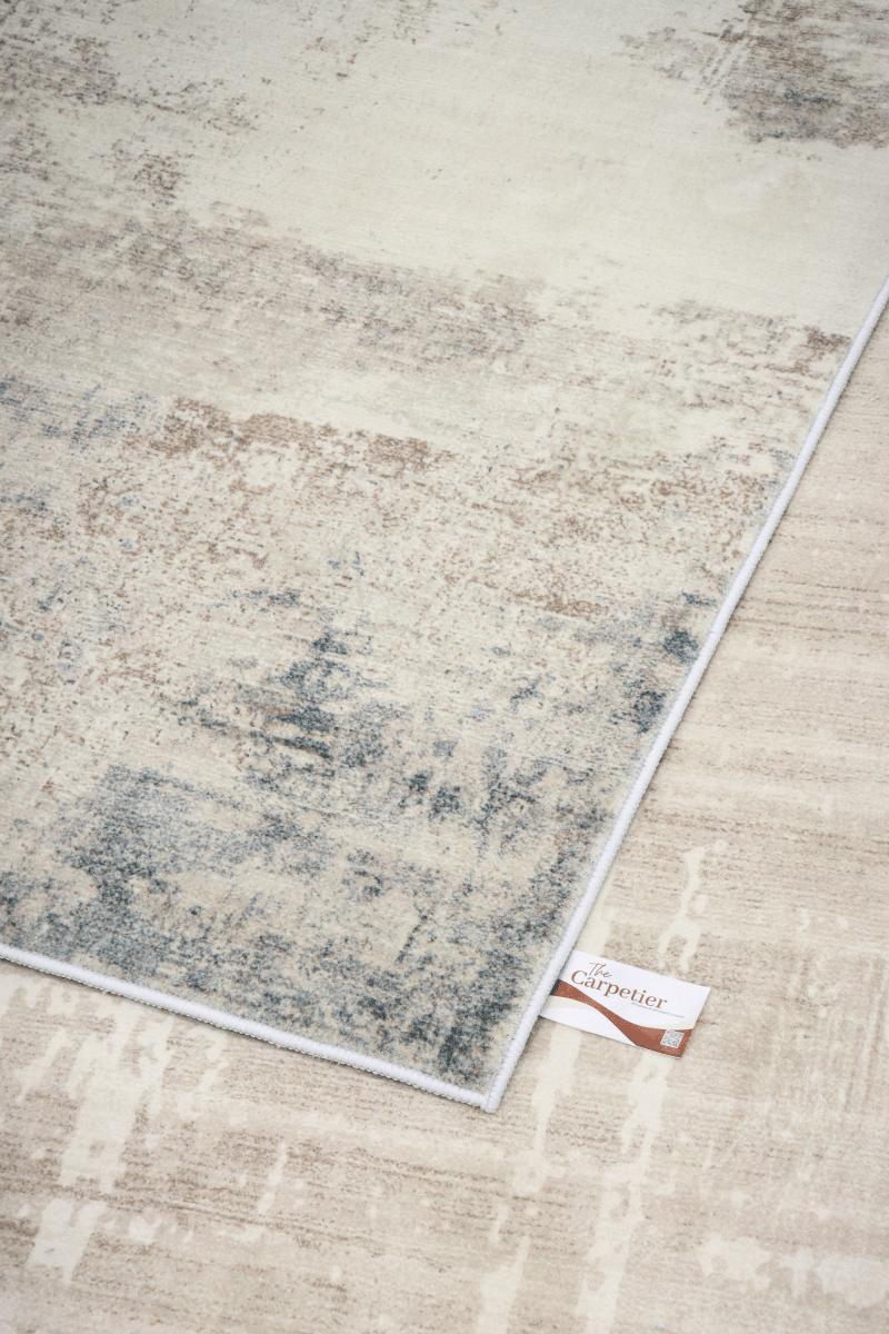 Silver Blue Mist Carpet | Modern | Polyfibre Cashmere Series - The Carpetier™