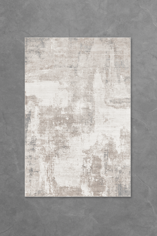 Silver Blue Mist Floor Mat | Polyfibre Cashmere - The Carpetier™