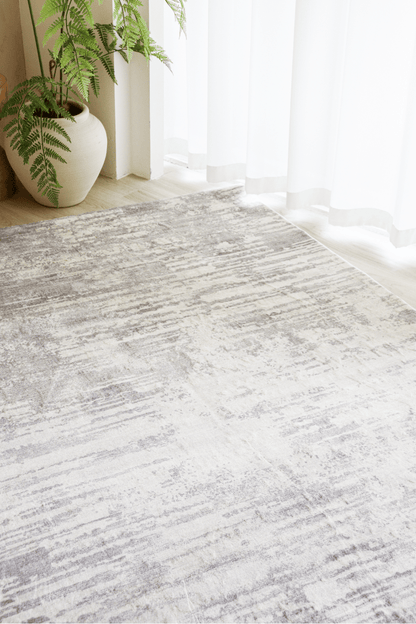 Silver Frost Carpet | Modern | Polyfibre Cashmere Series - The Carpetier™