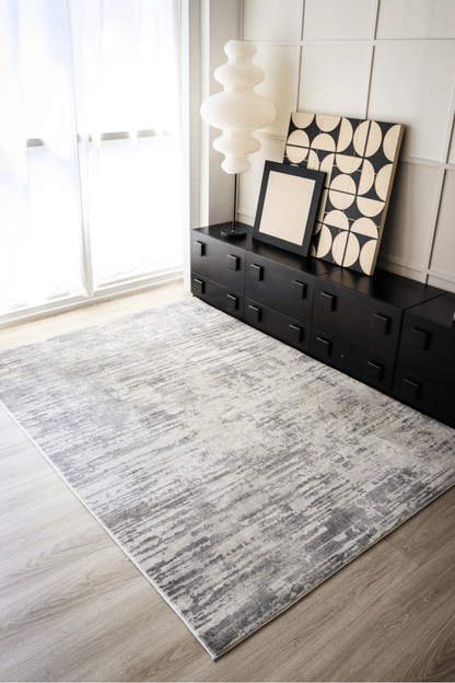 Silver Frost Carpet | Modern | Polyfibre Cashmere Series - The Carpetier™
