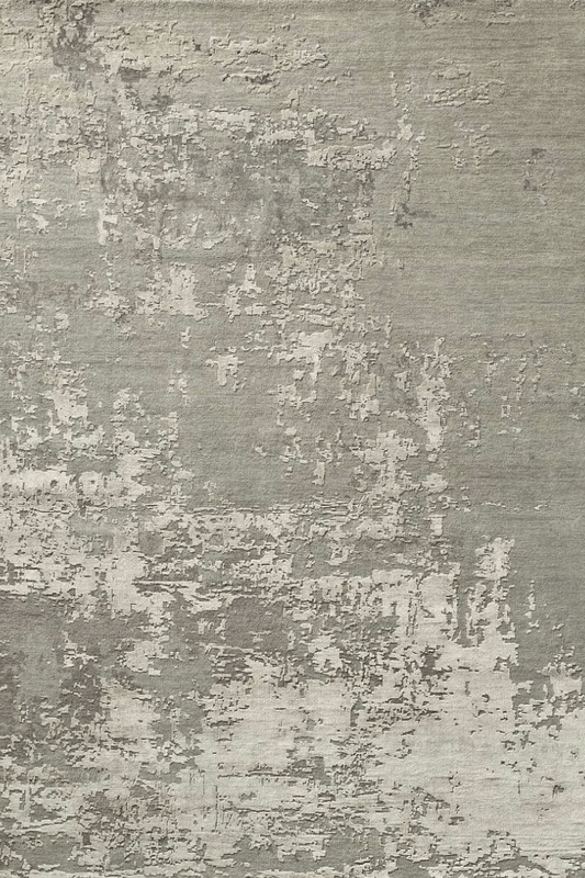 Silver Sage Carpet | Luxury Wool & Silk Hand - knotted - The Carpetier™