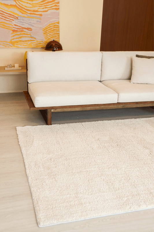 Soft Beige Mid - Pile LuxeFur Carpet | LuxeFur - The Carpetier™
