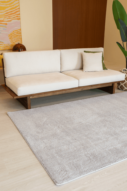 Soft Grey Mid - Pile LuxeFur Carpet | LuxeFur - The Carpetier™